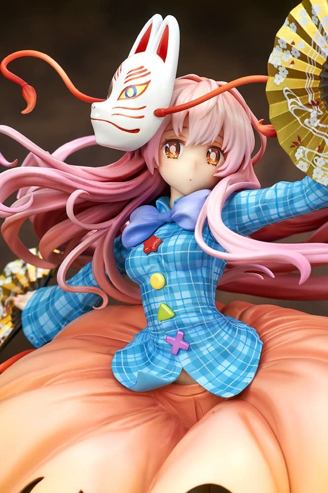 Ques Q Touhou Project Kokoro Hatano Light Arms Edition 1/8 Figure- Japan Figure Store - #1 Bring To You The Best Japanese Goods