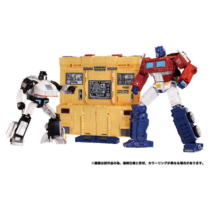 Coffret de jeu Quartier général des Autobots de la série Transformers Dramatic Capture de Takara Tomy