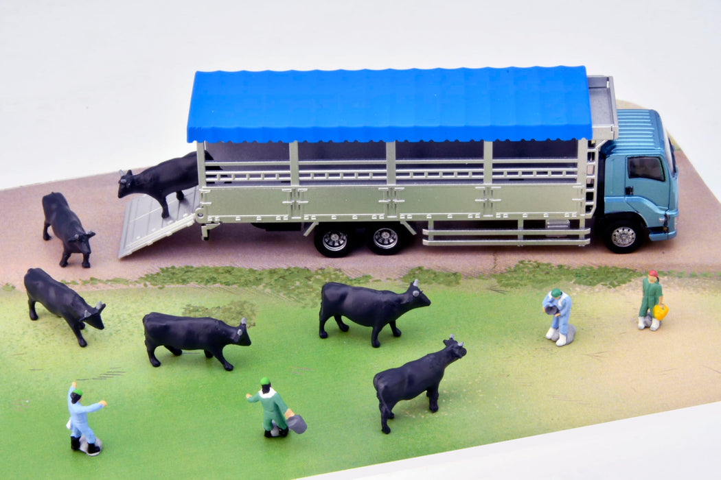 Tomytec Truck Collection Livestock Transport Set A with Livestock Figures Japan- Japan Figure Store - #1 Bring To You The Best Japanese Goods