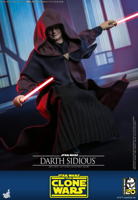 Hot Toys Darth Sidious 1/6 Scale Figure from Star Wars The Clone Wars Series