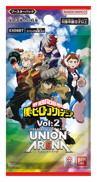 Herds Union Arena My Hero Academia Vol 2 Booster Box Japanese Trading Cards