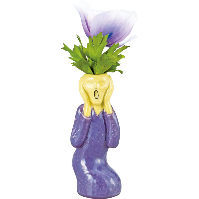 Sun Art Scream Flower Vase 11cm | Unique Tableware SAN3895