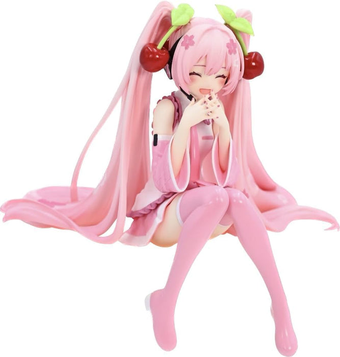 Furyu Sakura Miku 2023 Nikkori Ver Noodle Stopper Figure Vocaloid Hatsune Miku