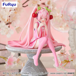 Furyu Sakura Miku 2023 Nikkori Ver Noodle Stopper Figure Vocaloid Hatsune Miku