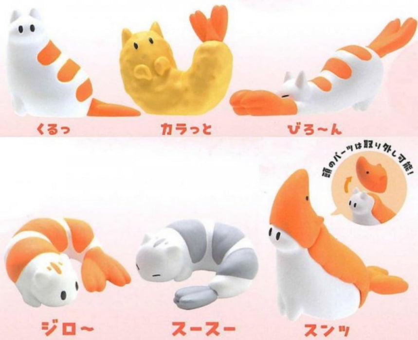 Yell Shrimp Meow Cat Figure Capsule Toy Set Japan Official Collectible- Japan Figure Store - #1 Bring To You The Best Japanese Goods