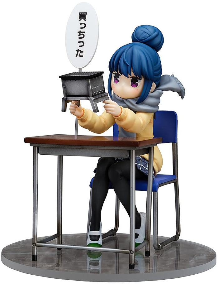 Klockworx Yurucamp Shima Rin 17 Scale Figure Look What I Bought Version- Japan Figure Store - #1 Bring To You The Best Japanese Goods