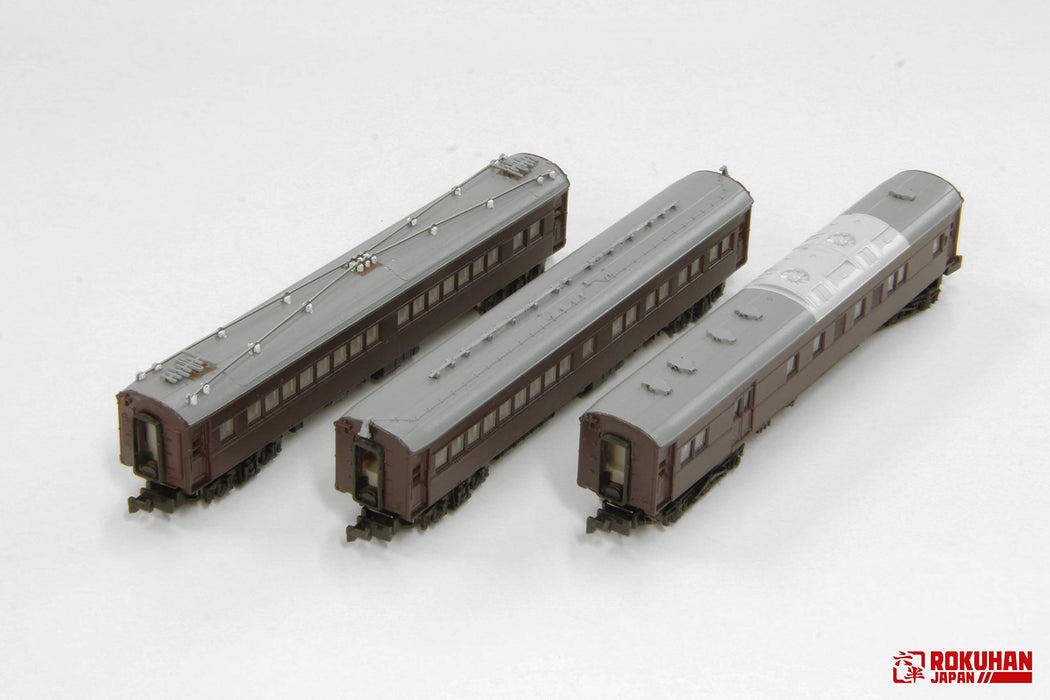 Rokuhan Z Gauge No. 1 Imperial Early Model Train 5-Car Passenger Set T036-2