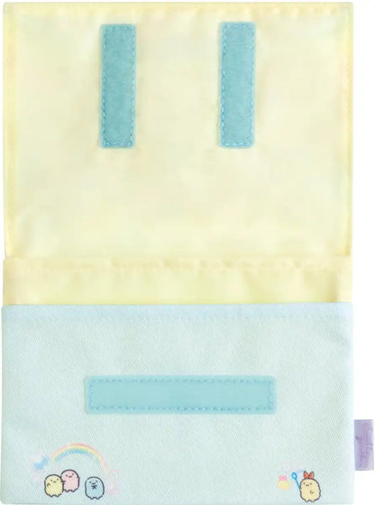 San-X Sumikko Gurashi Pocket Pouch Rainbow Ca41402 11cm x 14.5cm x 2cm- Japan Figure Store - #1 Bring To You The Best Japanese Goods