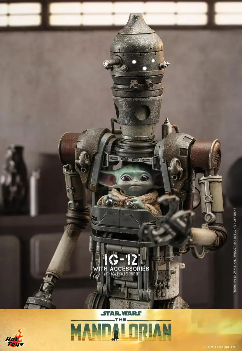 Hot Toys TV Masterpiece The Mandalorian IG-12 1/6 Scale Figure Set