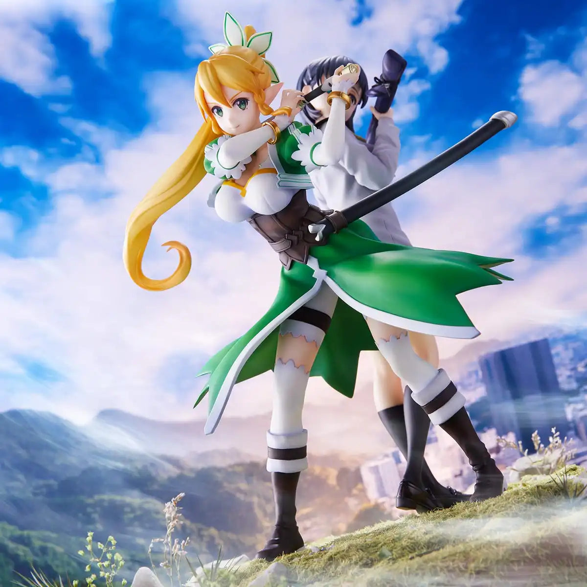 Sword Art Online Leafa Suguha Kirigaya 2 Body Set Non-Scale Pvc Abs Painted Finished Figure- Japan Figure Store - #1 Bring To You The Best Japanese Goods