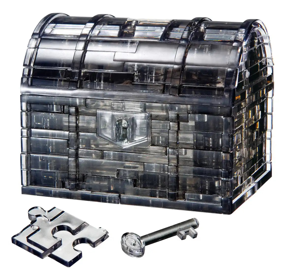 Beverly Crystal Puzzle 52 Pieces Treasure Box Black 50137 Crystal 3D Puzzles- Japan Figure Store - #1 Bring To You The Best Japanese Goods