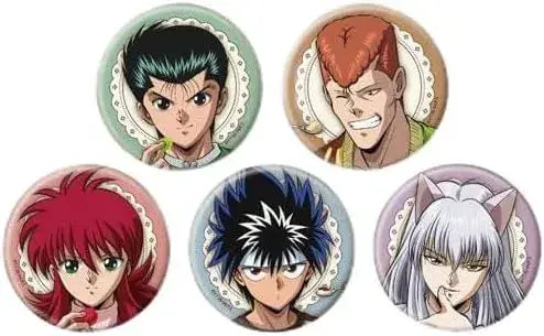 A3 Yu Yu Hakusho Dolce Ver Can Badge Complete Set 5 Pack