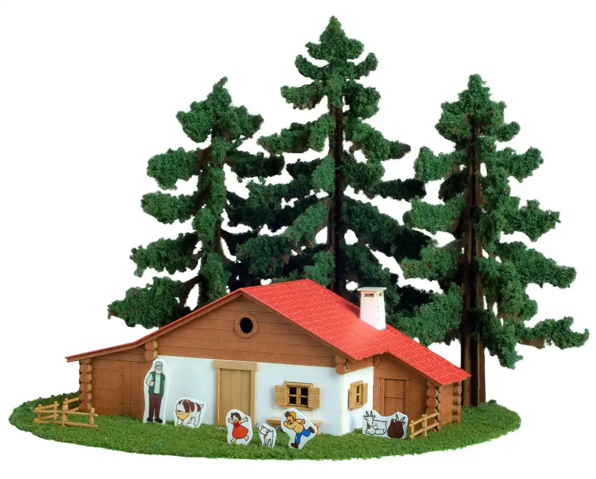 Plum Plum Architecture 06 Alpine Girl Heidi Heidi'S House 1/150 Scale Paper Craft Japan Pp141- Japan Figure Store - #1 Bring To You The Best Japanese Goods