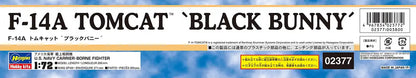 HASEGAWA 1/72 Us Navy F-14A Tomcat Black Bunny Model Plastic Model- Japan Figure Store - #1 Bring To You The Best Japanese Goods