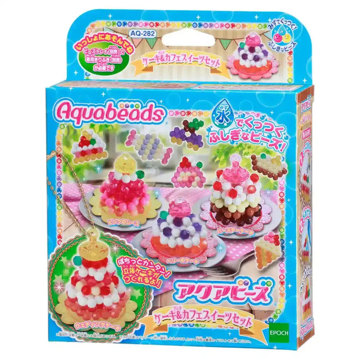 Epoch Aquabeads Cake & Cafe Sweets Set Age 6 & Up Water Sticks Toy AQ-282- Japan Figure Store - #1 Bring To You The Best Japanese Goods
