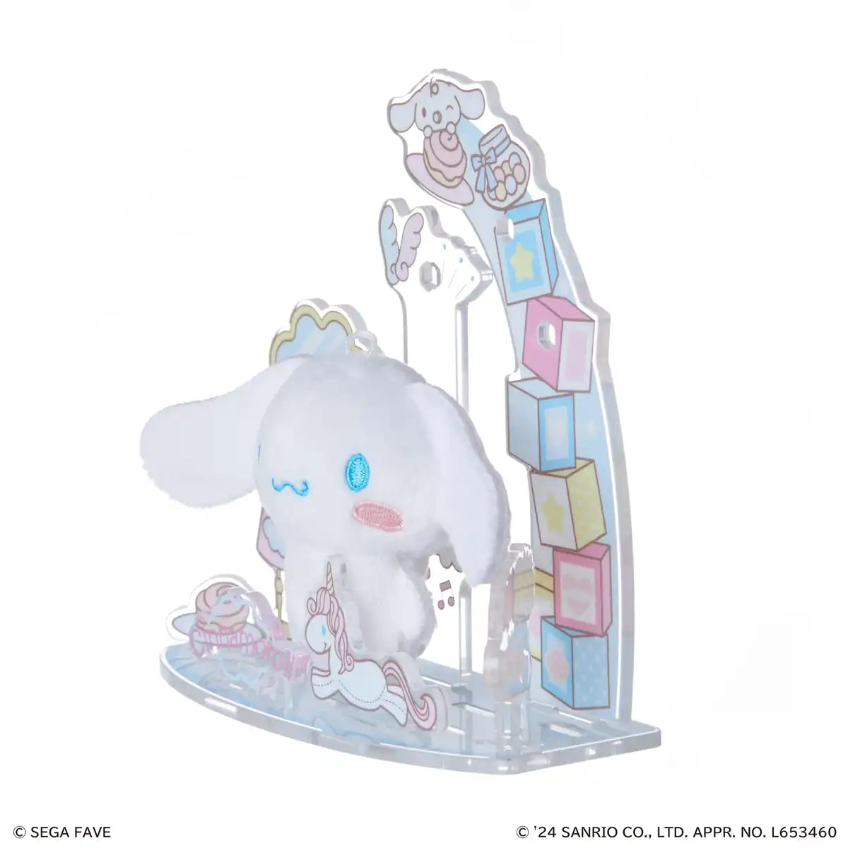 Sega Fave Acrylic Plush Sanrio Cinnamoroll - Soft Collectible Toy- Japan Figure Store - #1 Bring To You The Best Japanese Goods