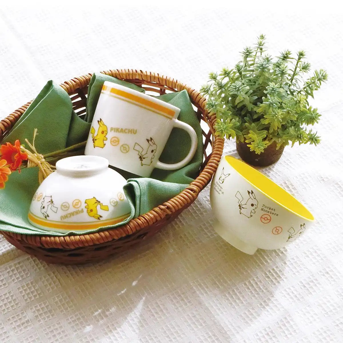 Pokemon Pikachu Tea Bowl Dishwasher Safe Microwave Safe Tableware Japan Kim Jong Pottery 11Cm 144150- Japan Figure Store - #1 Bring To You The Best Japanese Goods