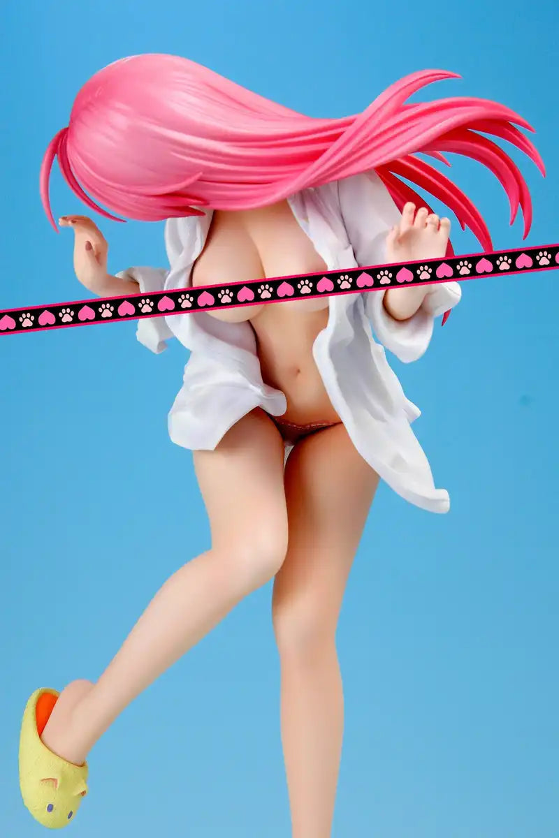 Kurushima Japan 1/5.5 Cold-Cast Painted Momo & Kitten Dosuke Figure- Japan Figure Store - #1 Bring To You The Best Japanese Goods