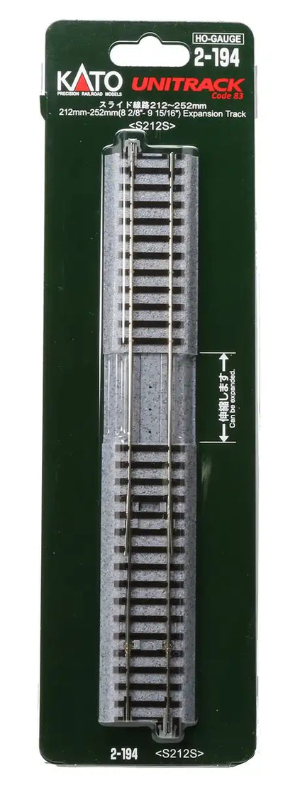 Kato HO Gauge Unitrack Slide Track 212-252mm 2-194 for Railway Model Supplies- Japan Figure Store - #1 Bring To You The Best Japanese Goods