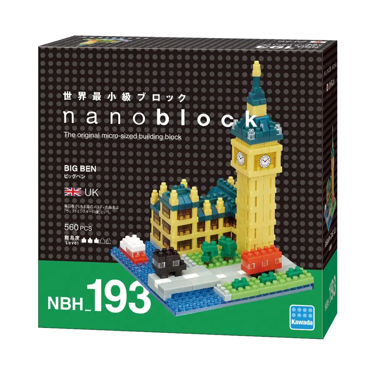 KAWADA Nbh_193 Nanoblock Big Ben- Japan Figure Store - #1 Bring To You The Best Japanese Goods