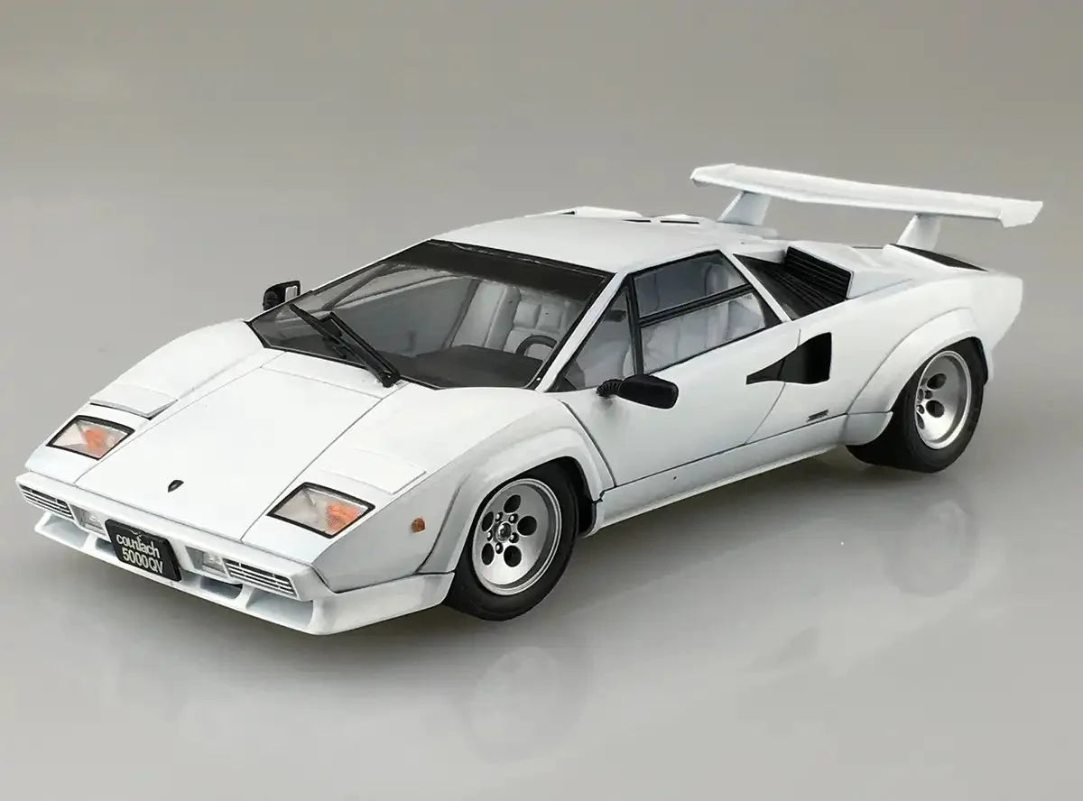 AOSHIMA 48818 Lamborghini Countach 5000 Quattrovalvole 1/24 Scale Kit- Japan Figure Store - #1 Bring To You The Best Japanese Goods