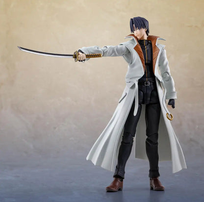 Bandai S.H.Figuarts Rurouni Kenshin Shinomori Soji Figure 165mm Movable PVC/ABS- Japan Figure Store - #1 Bring To You The Best Japanese Goods