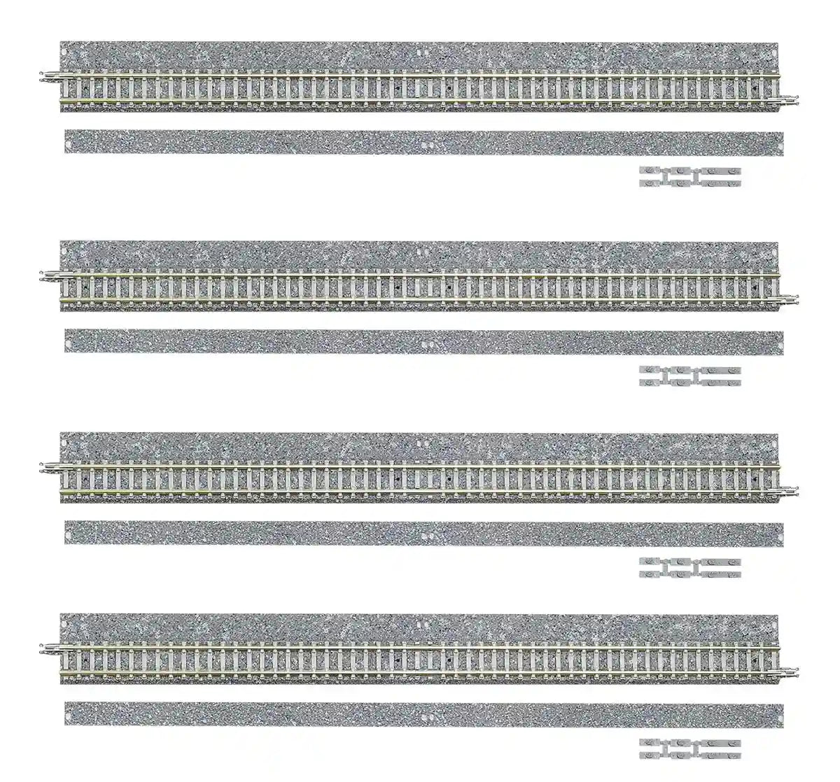 Tomytec Tomix N Gauge Wide Pc Rail S280-Wp Point Branching Set of 4- Japan Figure Store - #1 Bring To You The Best Japanese Goods
