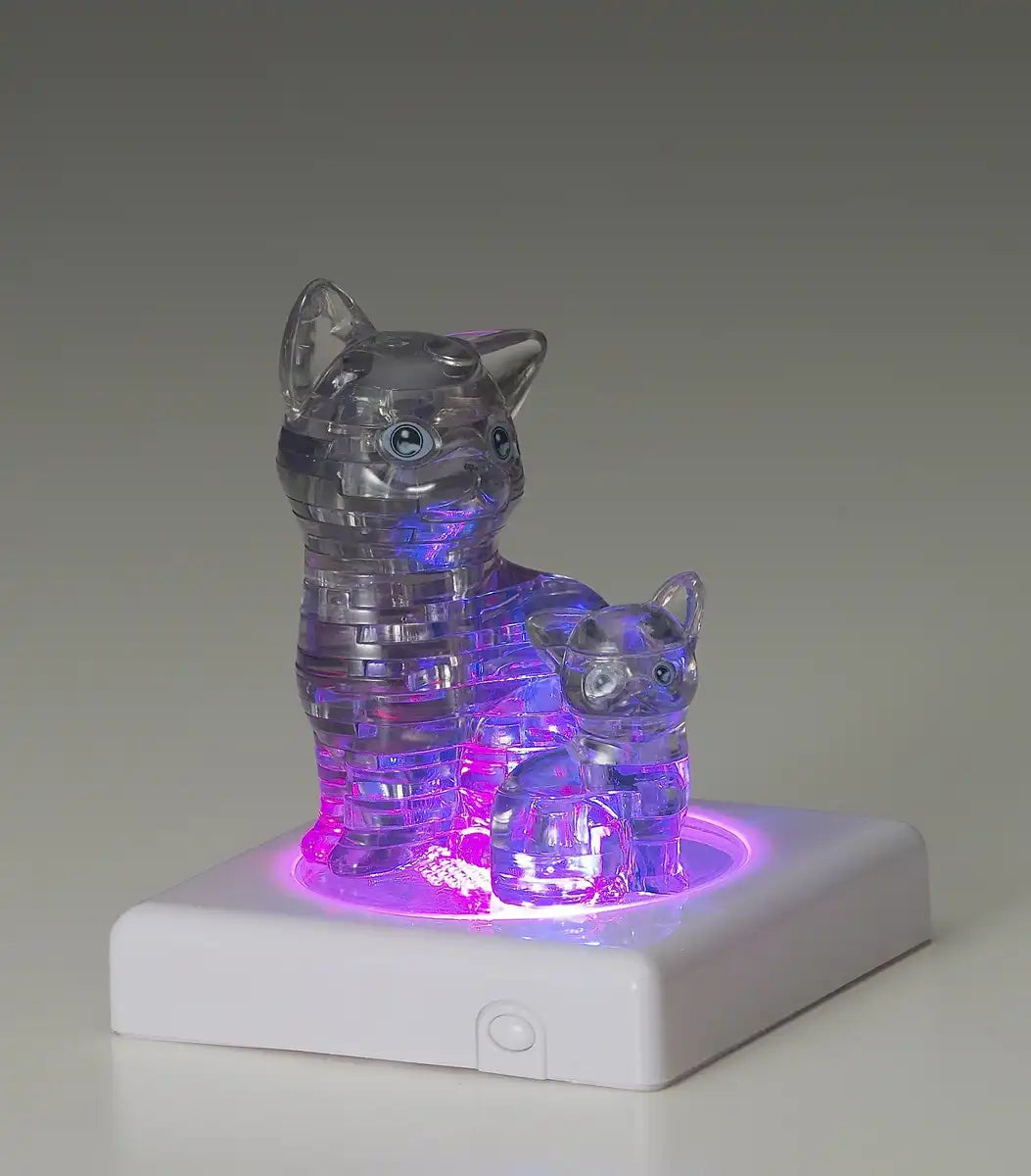 Beverly Crystal Puzzle Cat Black 50156 Japanese Animal 3D Puzzle Block Toys- Japan Figure Store - #1 Bring To You The Best Japanese Goods