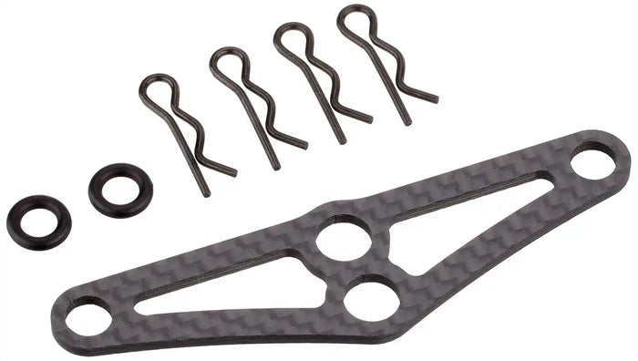 Tamiya Carbon Body Mount Member for Touring Cars Front - RC Parts 54782- Japan Figure Store - #1 Bring To You The Best Japanese Goods