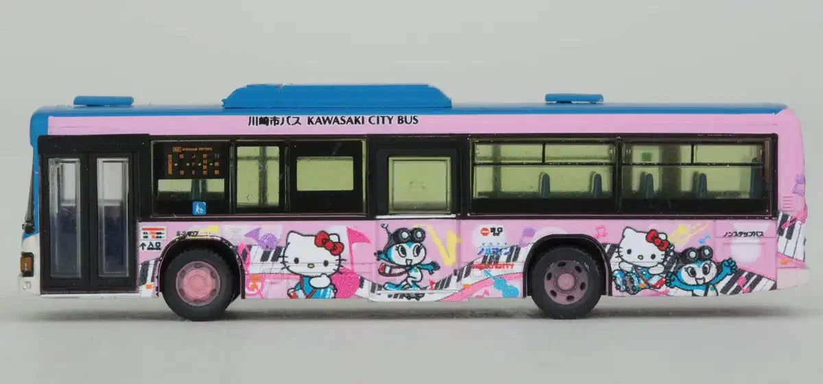 Tomytec Kawasaki Norfin X Hello Kitty Music Town Bus Collection - Limited First Order Edition- Japan Figure Store - #1 Bring To You The Best Japanese Goods