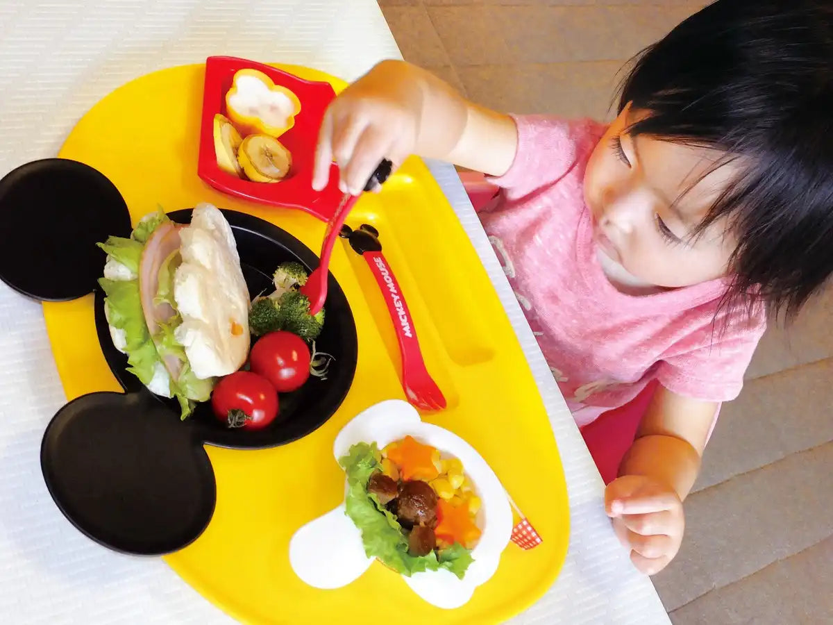 Kam Kasei Nishiki Japan Mickey Mouse Icon Lunch Plate- Japan Figure Store - #1 Bring To You The Best Japanese Goods
