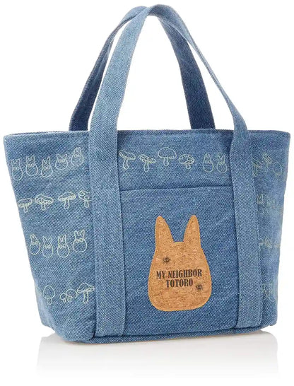 SKATER Studio Ghibli My Neighbor Totoro Denim Lunch Bag- Japan Figure Store - #1 Bring To You The Best Japanese Goods