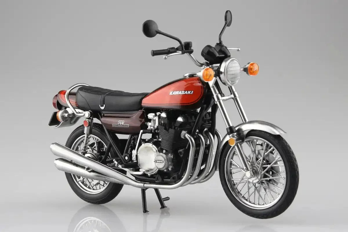 AOSHIMA Skynet 04620 Kawasaki 750Rs Z2 Fire Ball 1/12 Scale Finished Model- Japan Figure Store - #1 Bring To You The Best Japanese Goods