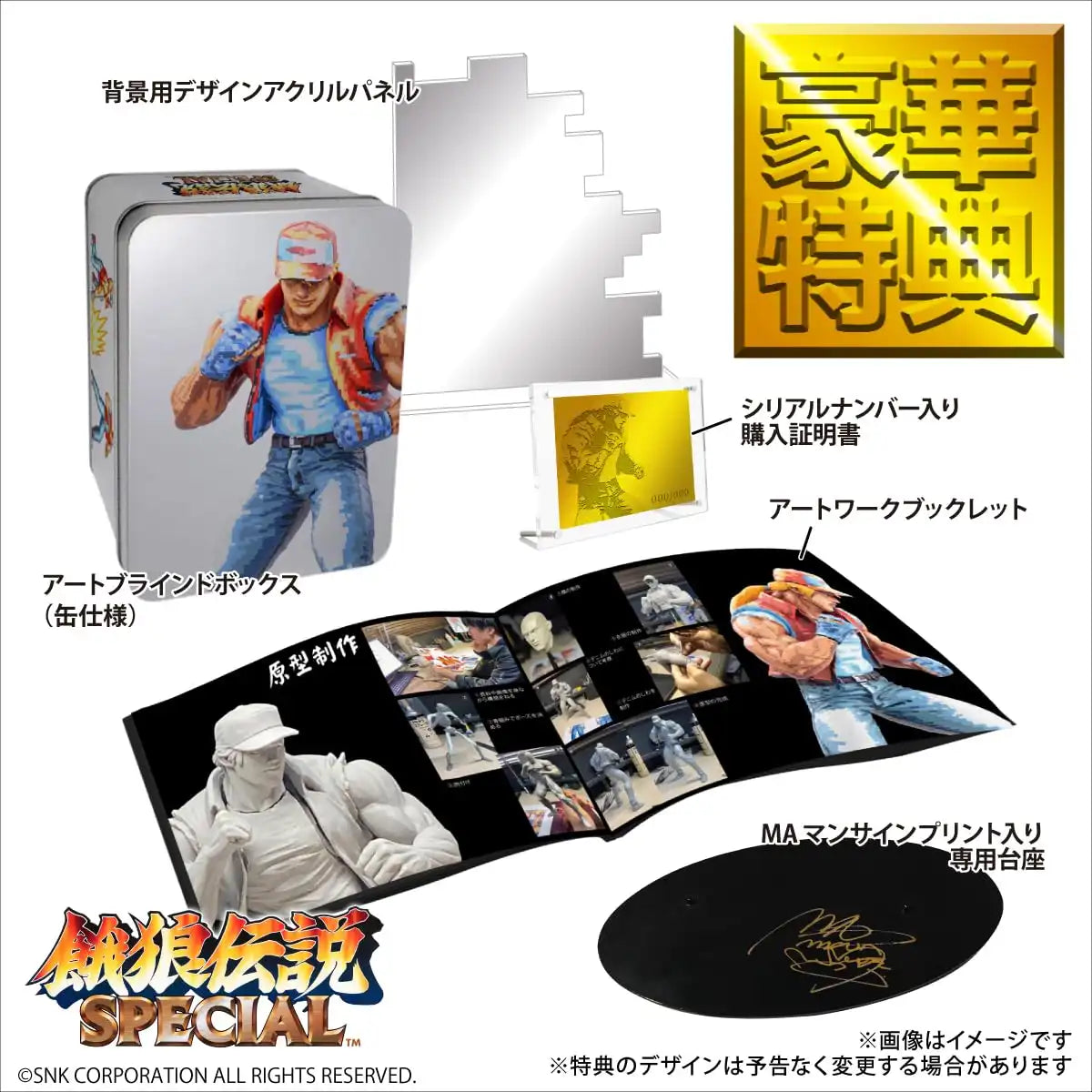 Studio24 Terry Bogard Pixel Art Painting Color Collectors Edition 2024- Japan Figure Store - #1 Bring To You The Best Japanese Goods