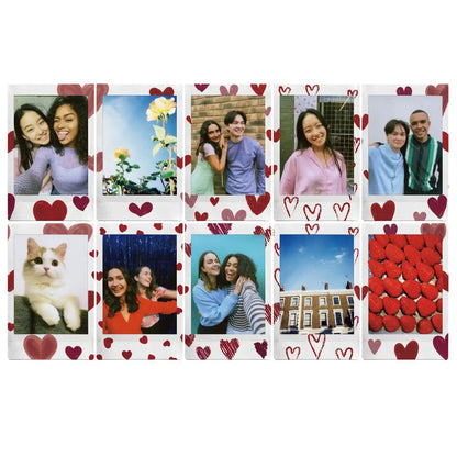Instax Mini Instant Camera Film 10 Sheets Heart Sketch Design Fujifilm- Japan Figure Store - #1 Bring To You The Best Japanese Goods