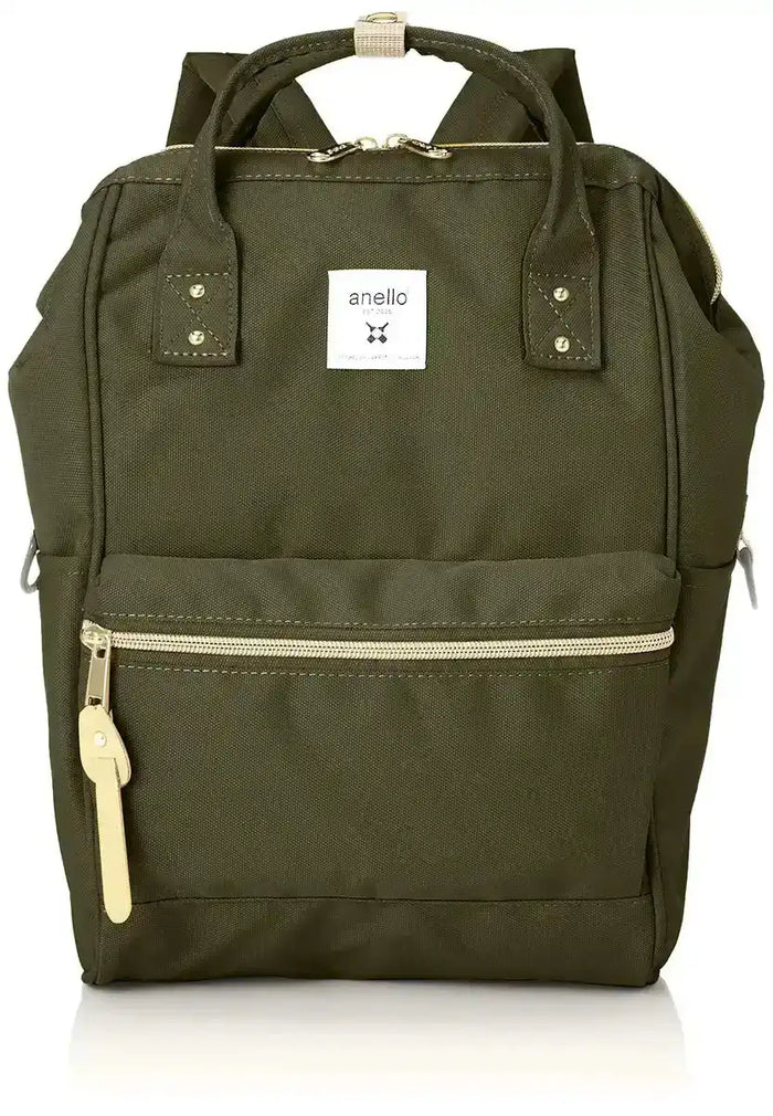 Ring(アネロ) Clasp Backpack S Water Repellent Back Pocket Small Cross Bottle Repreve Atb0197R Green - Japan- Japan Figure Store - #1 Bring To You The Best Japanese Goods