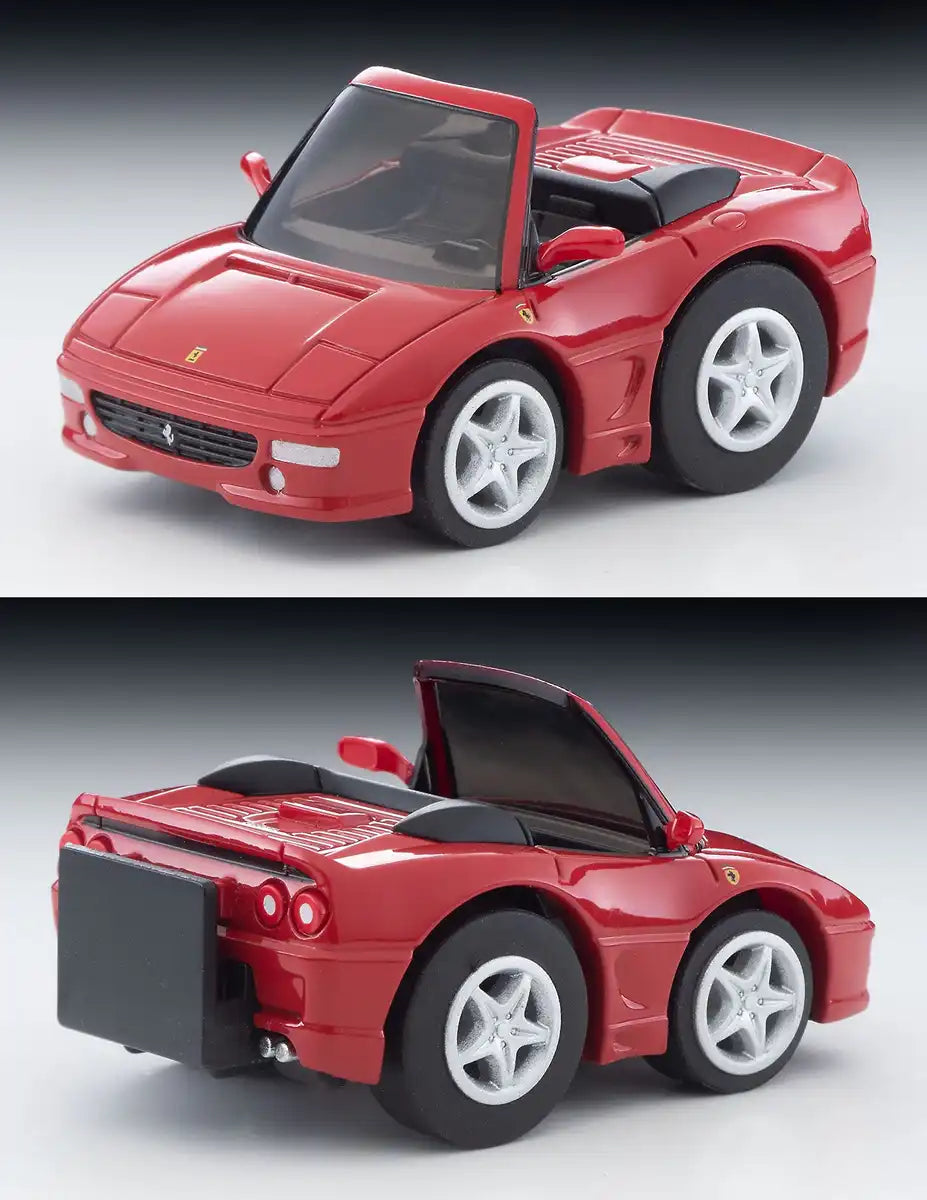 Tomytec Choroq Zero Z-78C Red Ferrari F355 Spider Finished Model 324348- Japan Figure Store - #1 Bring To You The Best Japanese Goods
