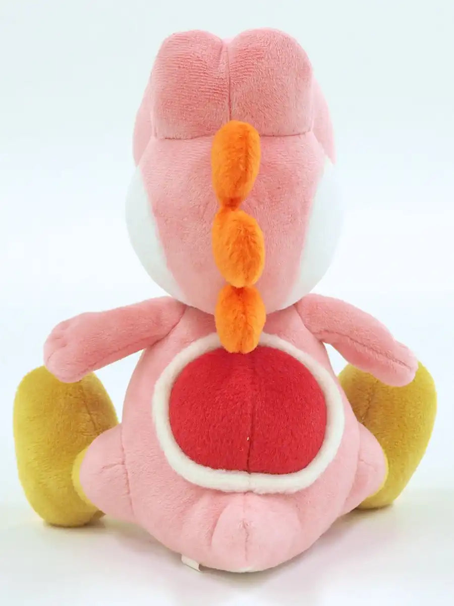 SAN-EI Super Mario All Star Collection Plush Doll Pink Yoshi S- Japan Figure Store - #1 Bring To You The Best Japanese Goods