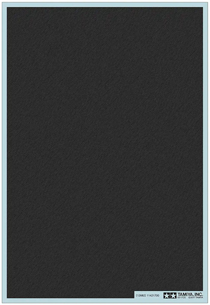 TAMIYA 12682 Carbon Pattern Decal Set Twill Weave/Extra Fine- Japan Figure Store - #1 Bring To You The Best Japanese Goods