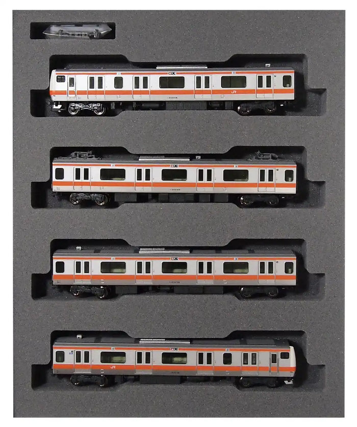 Kato N Gauge E233 Series 4-Car Addition Railway Model Train Set Chuo Line 10-1474- Japan Figure Store - #1 Bring To You The Best Japanese Goods