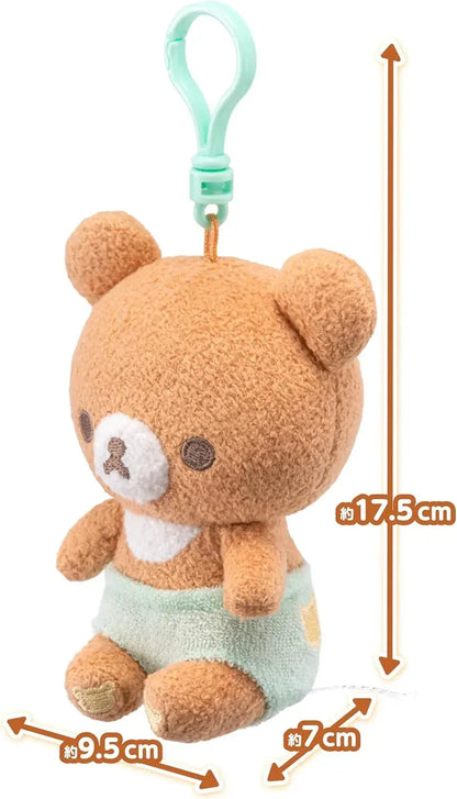 Agatsuma Rilakkuma Baby Mini Plush Holder Chiroic Bear