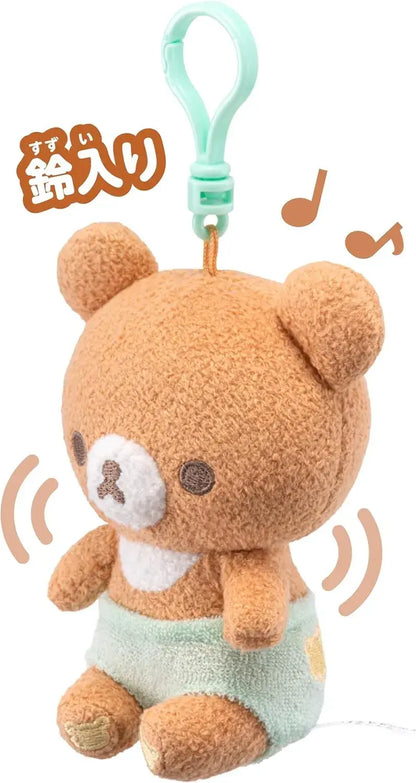 Agatsuma Rilakkuma Baby Mini Plush Holder Chiroic Bear