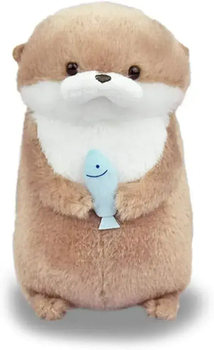 Amuse Otter Usoyan Fish Fan Plush Toy