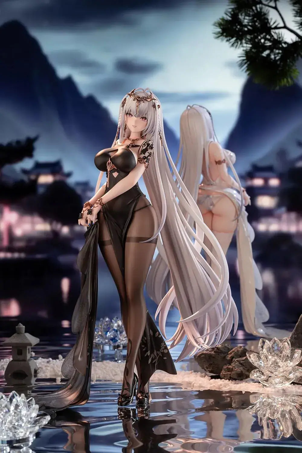 Anigame Azur Lane Emden White Black Figure Set 1 6 Scale