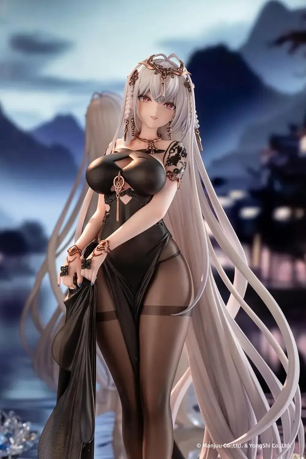 Anigame Azur Lane Emden White Black Figure Set 1 6 Scale