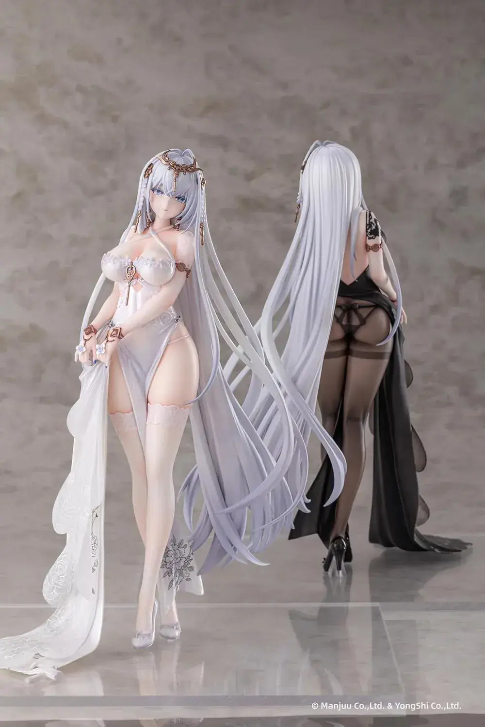 Anigame Azur Lane Emden White Black Figure Set 1 6 Scale