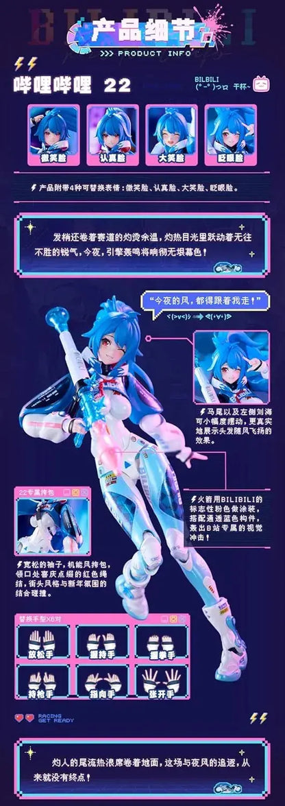 Animester 2233 Speed Slip Stream Action Figure PVC ABS POM
