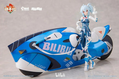 Animester Nuclear Gold Reconstruction Bike Set 1/12 Scale PVC ABS