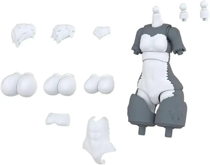 Aoshima Kemo Plastic Body Parts Set 01 Gray Wolf ABS