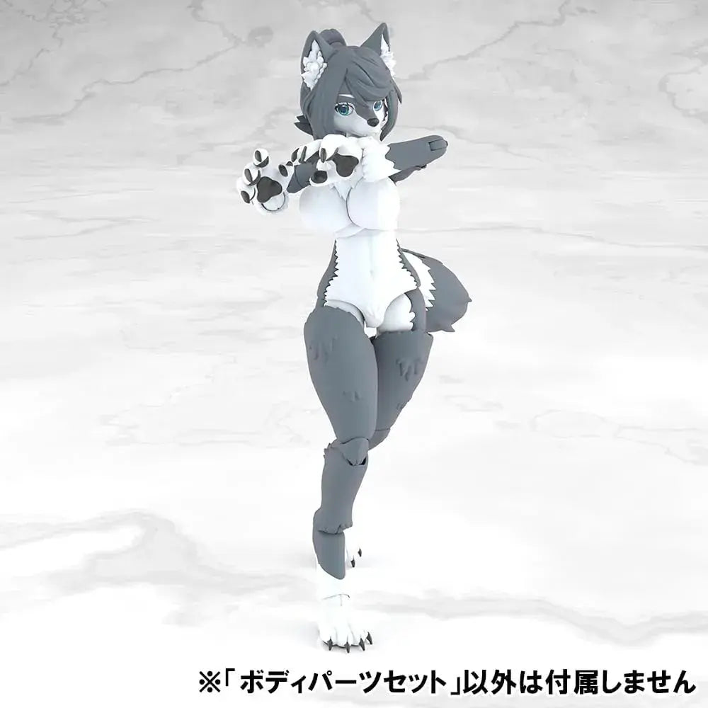 Aoshima Kemo Plastic Body Parts Set 01 Gray Wolf ABS